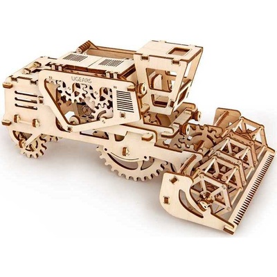 Ugears 3D mechanické puzzle Kombajn 154 ks