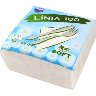 Línia Papierové servítky servítky 33x33 100ks