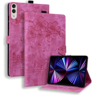 Vsetkonamobil 143944 ART BLOSSOM Zaklápací obal pre Lenovo Idea Tab Pro Gen 2 ružový