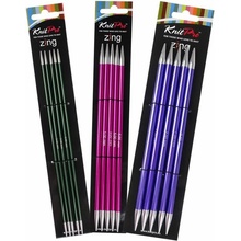 KnitPro ponožkové jehlice Zing 20cm - 2mm