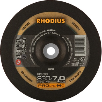 Rhodius Brusný kotouč 230 x 7,0 x 22,23 mm RS38 200466