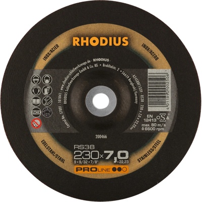 Rhodius Brusný kotouč 230 x 7,0 x 22,23 mm RS38 200466