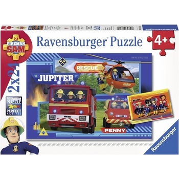 Ravensburger Požárník Sam Výjezd 2 x 24 dielov