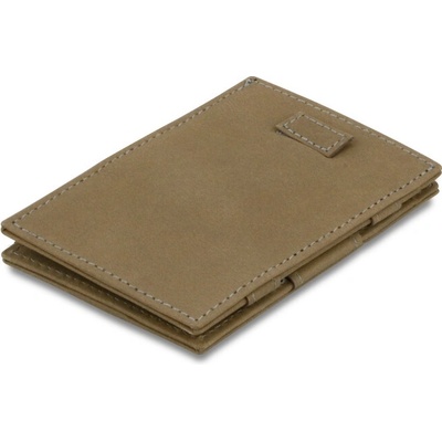 Kožená vysouvací peněženka s kapsou na mince Cavare Vintage Garzini Metal Grey