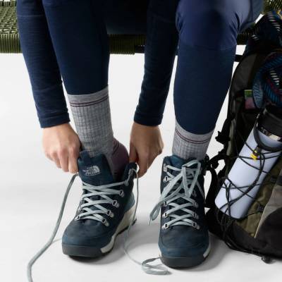 Smartwool dámské merino ponožky Women's Hike Targeted Cushion Mid Crew Light Gray