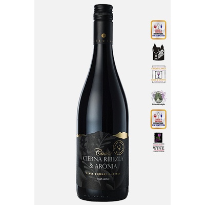 Miluron Čierna ríbezľa & Arónia 11,5% 0,75 l (čistá fľaša)