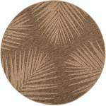 Ayyildiz Кафяв кръгъл килим за открито и закрито ø 80 cm Timber 1403 - Ayyildiz Carpets (TIMBER80801403BROWN)