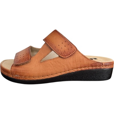 Leon pantofle 5010 hallux ostruha hnědá