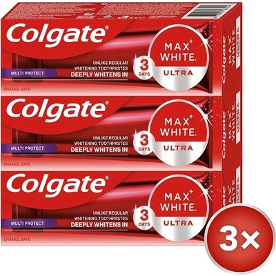 Colgate Max White Ultra Multiprotect bělicí 3 × 50 ml