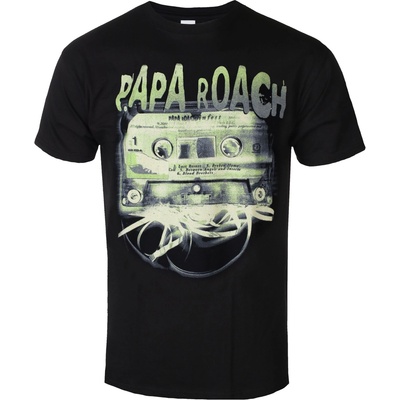 KINGS ROAD Мъжка тениска Papa Roach - Cassette - Black - KINGS ROAD - 20252581