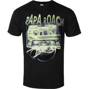 KINGS ROAD Мъжка тениска Papa Roach - Cassette - Black - KINGS ROAD - 20252581