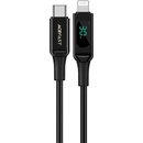 Acefast C6-01 MFI USB Type C - Lightning, 1,2m, černý