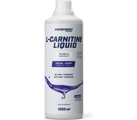 EnergyBody L-Carnitine Liquid 100000 1000 ml od 498 Kč