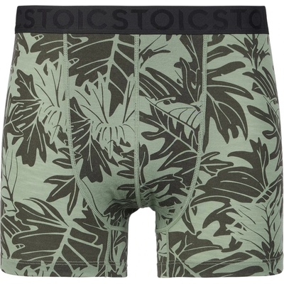 Stoic Мъжко мериносово термобельо Stoic Merino150 SadjemSt. Boxer Merino base layer - Agave Green Leaves - размер XL (015-2144-0914)