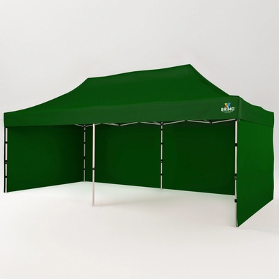Brimo Promo stánok Super oceľový 3 x 6 m zelený
