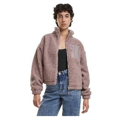 Яке Urban classics Sherpa Mix jacket - Pink (Dusk Rose)