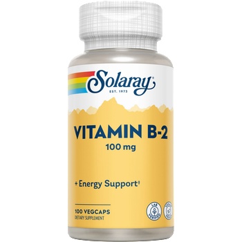 SOLARAY Витамин В2 капсули - 100 вег. капсули