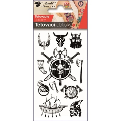 Anděl Tetovací obtisky Piráti 10,5 x 6 cm 16066