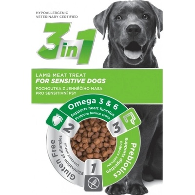 DIBAQ 3in1 pochúťka Dog Sensitiv jahňacie 100 g