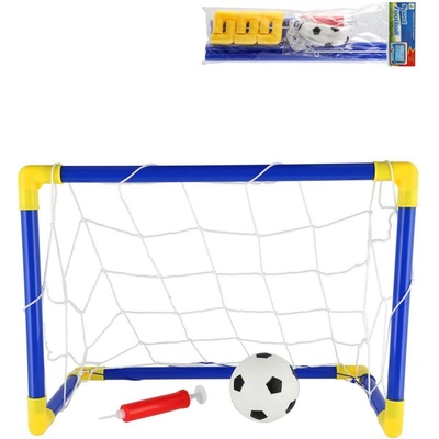 Teddies Fotbalová branka plast 44x31cm s míčkem a pumpičkou – Zboží Mobilmania