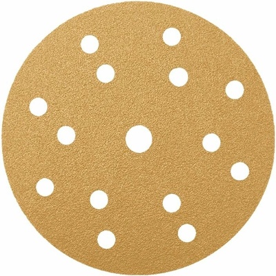 Radex Gold brúsny papier na suchý zips, 15 dier na odvádzanie brusiva, zrnitosť 1200, priemer 150mm