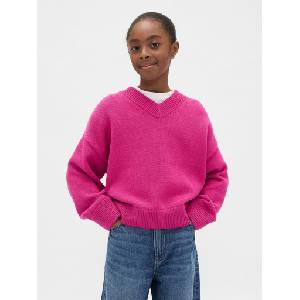 GAP Детски oversize пуловер GAP GAP | Rozov | Момичешки | XS
