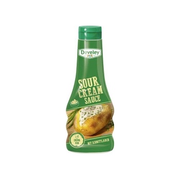 Develey Sour Cream omáčka zakysaná smetana s pažitkou 250 ml