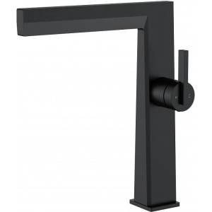 Inter Ceramic Стоящ смесител за умивалник Кони icf 116223mb, месинг, черен мат, 22х27см (116223mb)