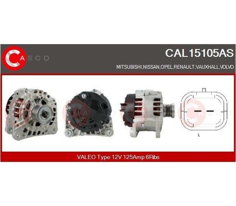 Generátor CASCO CAL15105AS