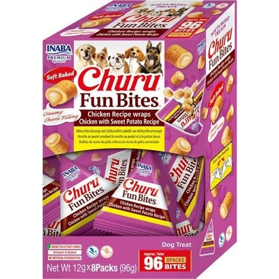 Churu INABA FOODS EUROPE GmbH Dog BOX Fun Bites Chicken wraps Chic&Sw.Pot 8 x 12 g