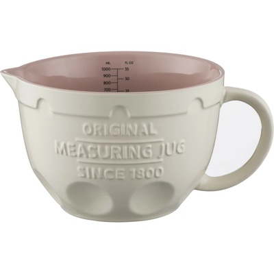 Mason Cash Keramická odměrka Innovative Kitchen,1l, bílá/růžová 2008.185