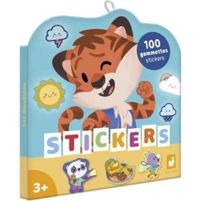 Janod Stickers samolepky emoce 100 ks
