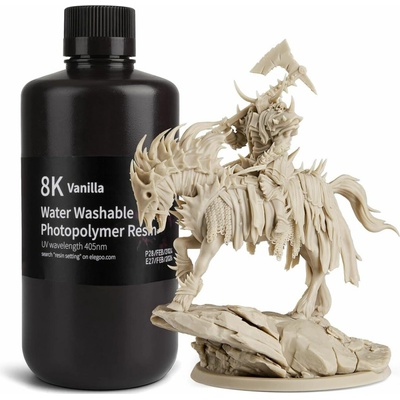 ELEGOO 8K Water-washable Resin Resin 1KG Vanilla 50.103.0141 – Zboží Mobilmania