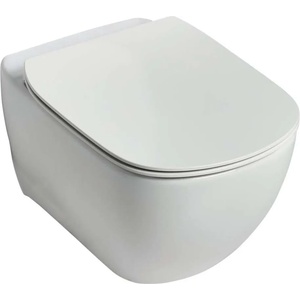 Ideal Standard Tesi - Окачена тоалетна чиния със седалка Softclose, AquaBlade, бял мат T3546V1 (T3546V1)