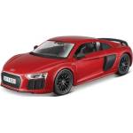 Maisto - Audi R8 V10 Plus, метал червено, assembly line, 1: 24 (39510)