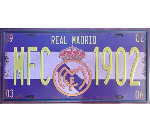 Ceduľa značka Real Madrid