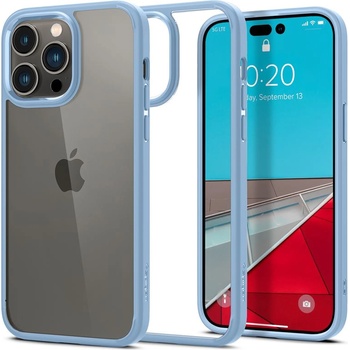 Spigen Калъф Spigen - Crystal Hybrid, iPhone 14 Pro Max, Sierra blue (8809811861945)