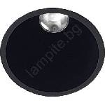 LED2 Led2-led Лампа за баня zero led/10w/230v 3000k cri 95 ip43 черен Ø10, 9 см (w4444)