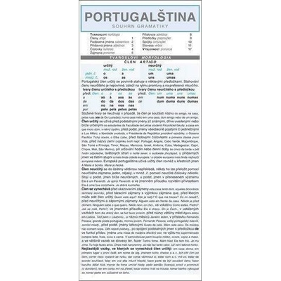 PORTUGALŠTINA souhrn gramatiky, Jindrová Jaroslava