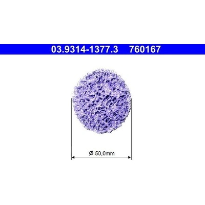 Čistiaci kotúč pre sadu na čistenie nábojov kolies ATE 03.9314-1377.3