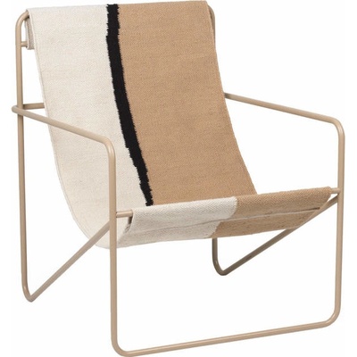 Ferm Living křeslo Desert Lounge Chaircashmere/soil