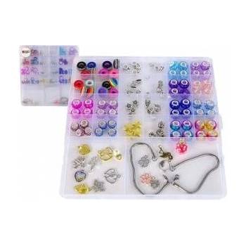 LEAN Toys Colourful Beads Jewellery Making Bead Set