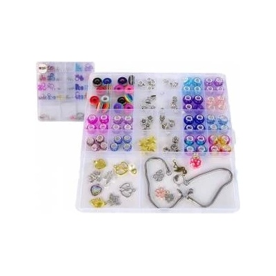 LEAN Toys Colourful Beads Jewellery Making Bead Set