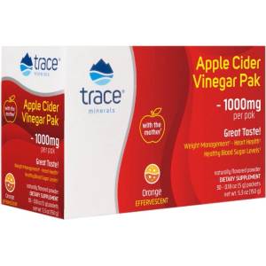Trace Minerals Apple Cider Vinegar 1000 mg | Paks [30 Пакета] Портокал