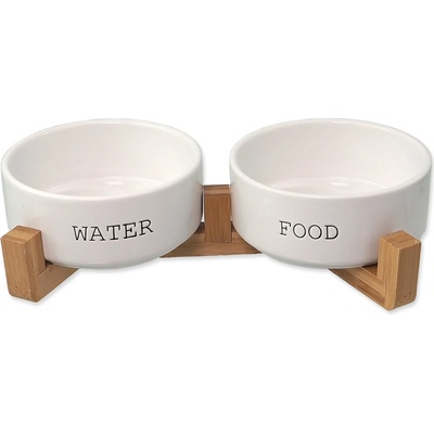 Plaček good Set DOG FANTASY misky keramické se stojanem 2x 16 x 6,5 cm 0,85 l – Zbozi.Blesk.cz