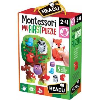 Image 1 of Headu Образователен пъзел Headu Montessori - Моят първи пъзел, В гората (HIT20133)