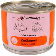 All Animals kočkopes Kachna mletá 200 g