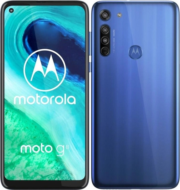 moto g8 ノイエブルー 64 GB SIMフリー 送料無料】Motorola（モトローラ） moto g8 ノイエブルー［6.4インチ
