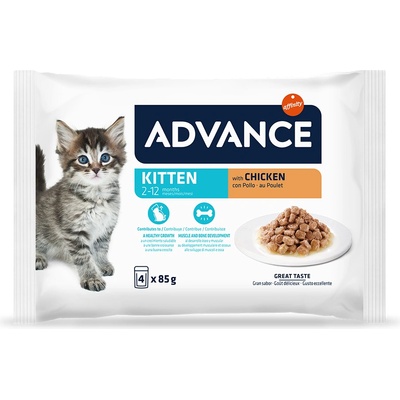 Affinity 52х85г Kitten Advance с пиле, консервирана храна за котки