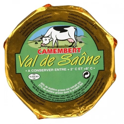 Сирене Camembert Val de Saone 240гр. Франция